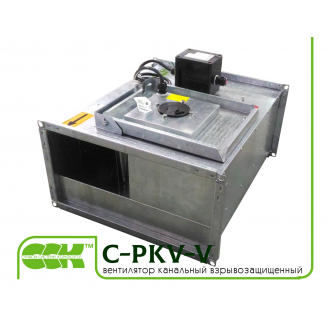 Вентилятор C-PKV-V-50-25-4-380 канальний прямокутний вибухобезпечний